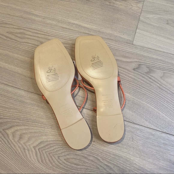 Mango orange strap slippers - Picture 2 of 6
